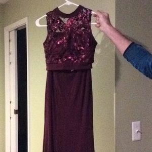 Size 3 two-piece Prom Dress/Gown